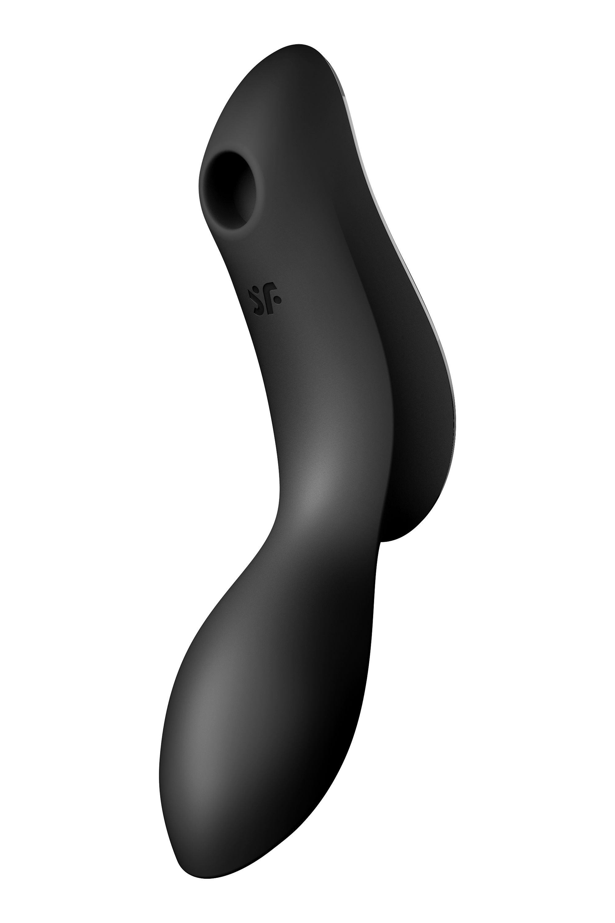 Вибратор двойной с вакуумной стимуляцией SATISFYER CURVY TRINITY 2 Черный