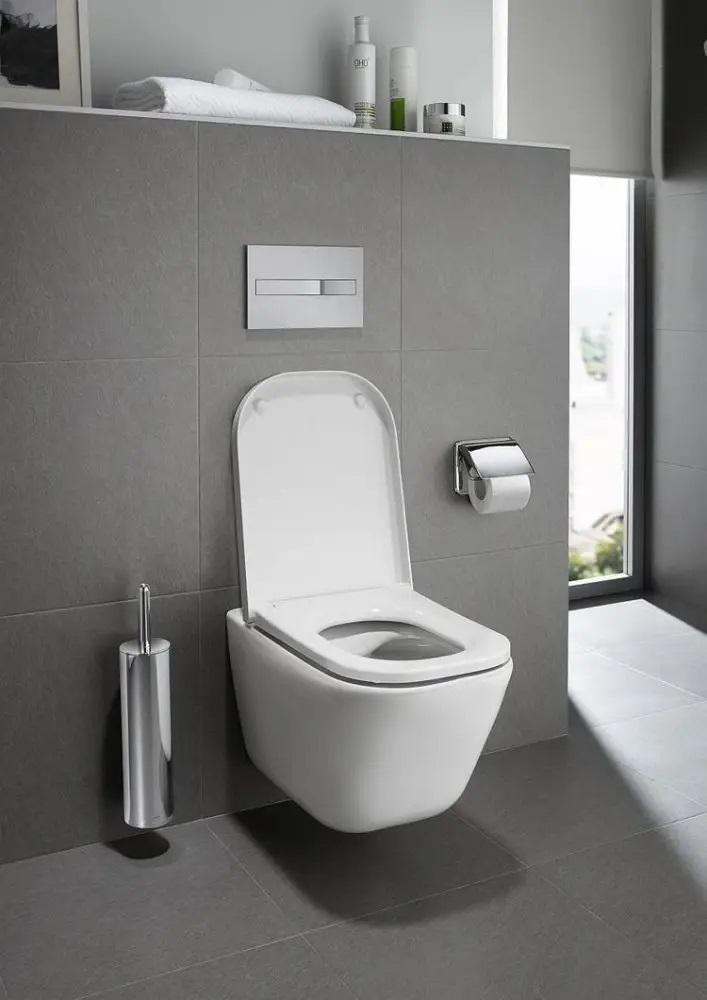 Унитаз подвесной ROCA GAP Rimless A34647L000 безобедочный без сидения (98827) - фото 5