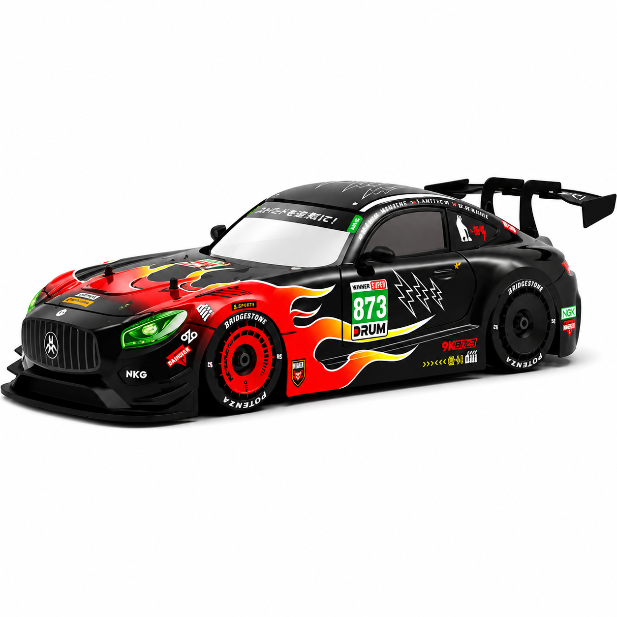 Радиоуправляемый автомобиль Green Devil AMG для дрифта 1:16 20 км/ч Черный (1014-665-01)
