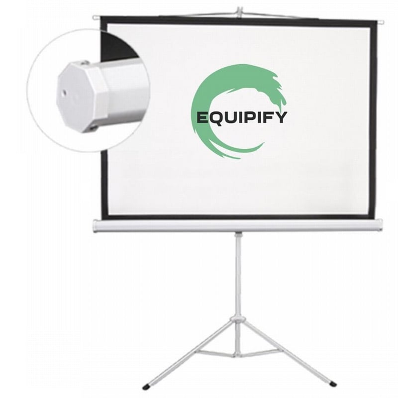 Екран проекційний EQUIPIFY ESDC100 мобільний тринога 100" 200x150 см 4:3 (tf2659) - фото 6