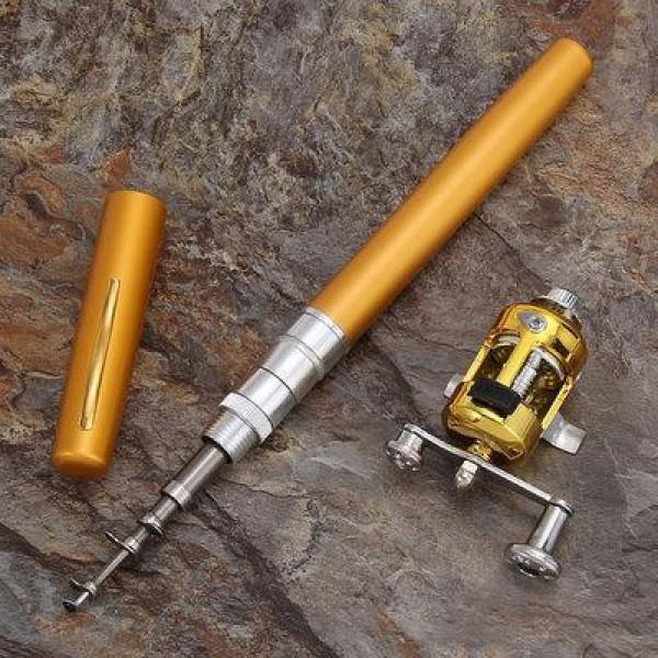 Удочка телескопическая Fishing rod in pen case с катушкой/леской/блесной (962) - фото 2