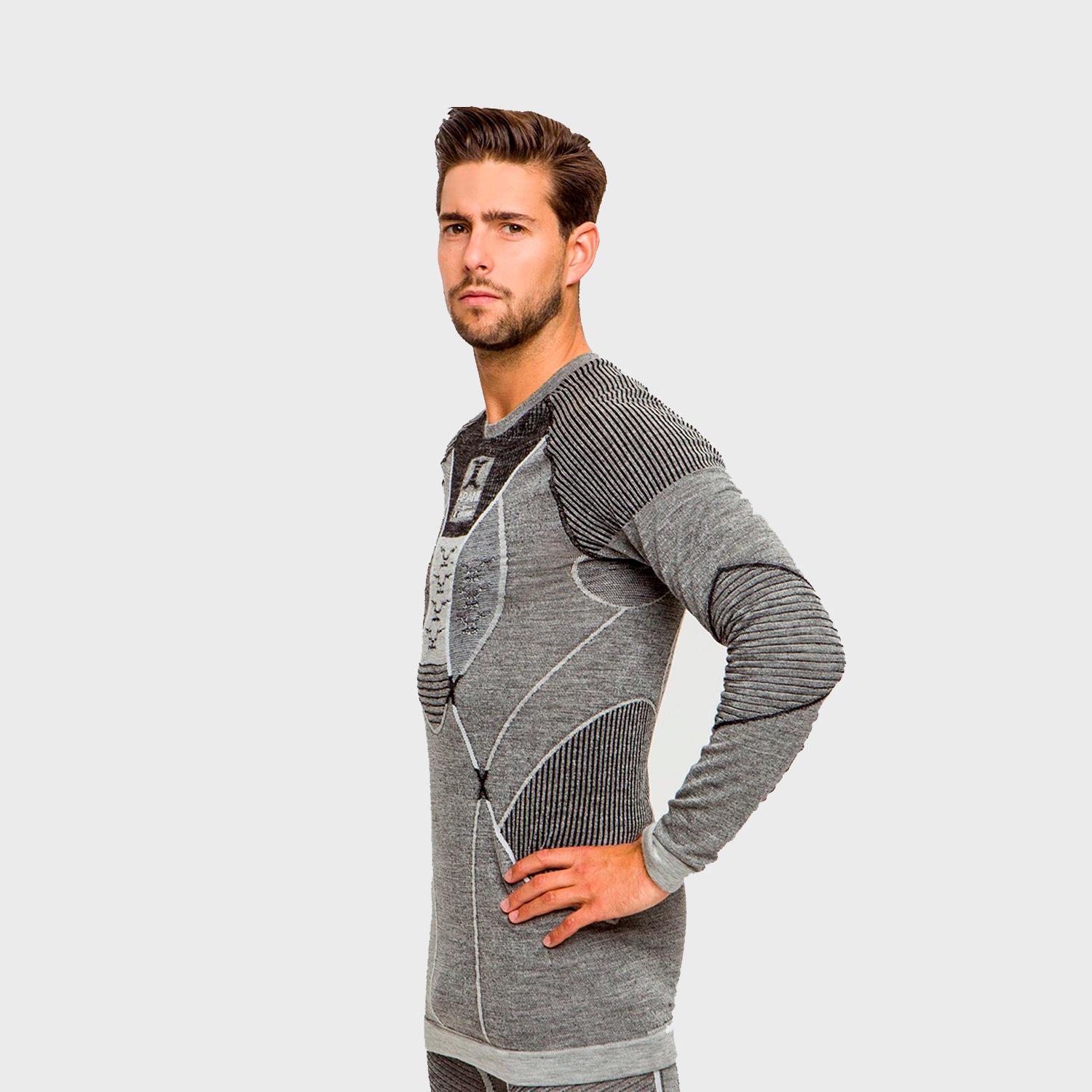 Мужской комплект термобелья X-BIONIC Apani Merino 4.0 RA-AP-WT06(WP05)W19M M Grey - фото 5