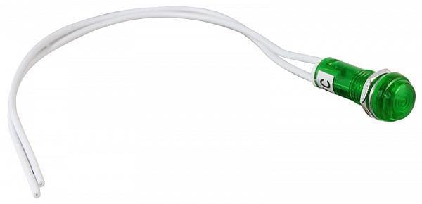 Лампа сигнальная АСКО-Укрем PL1-101 10 мм 220 V AC Зеленый неон (A0140030023)