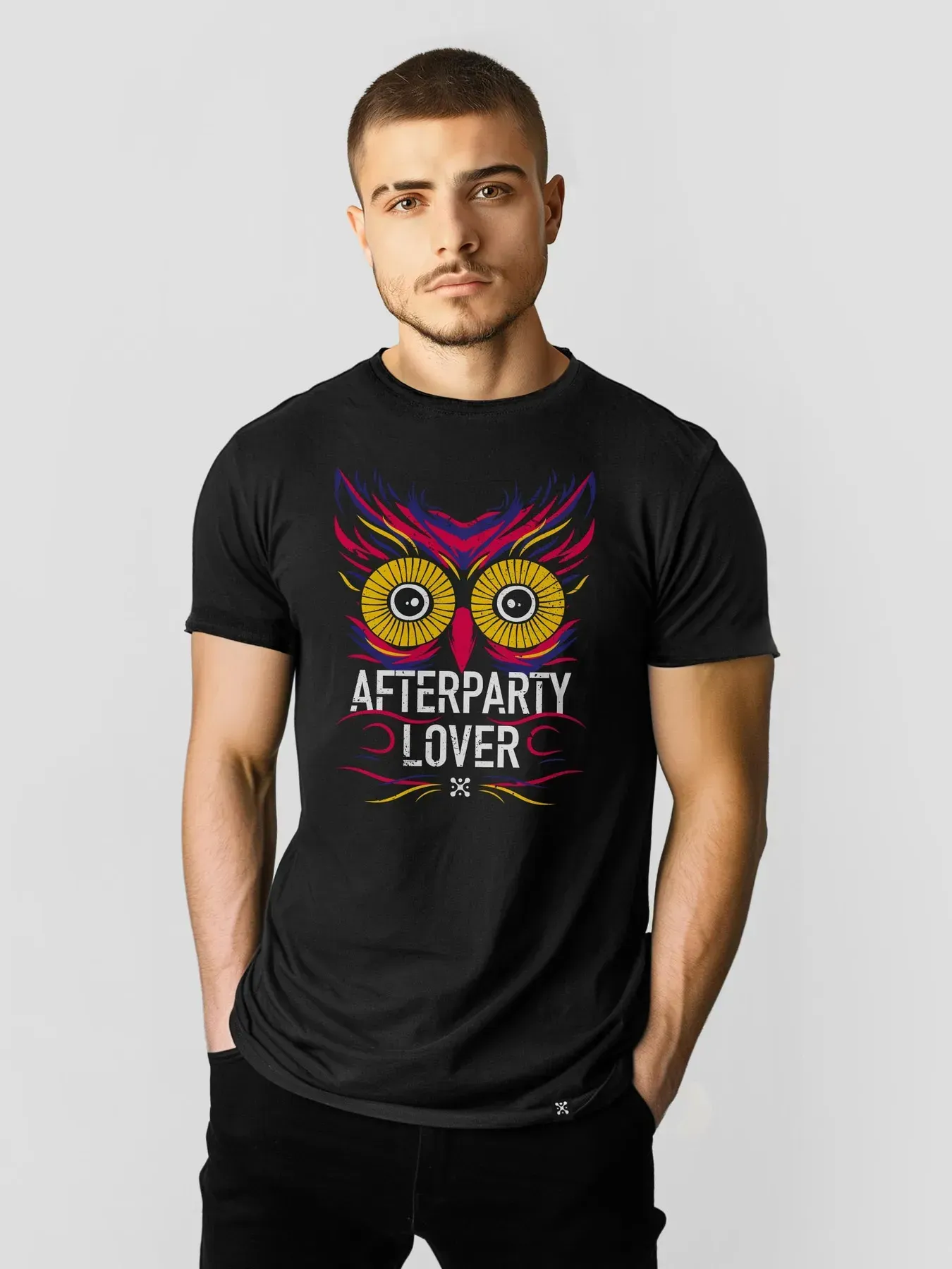 Футболка мужская Afterparty Lover L Черный (26880102)