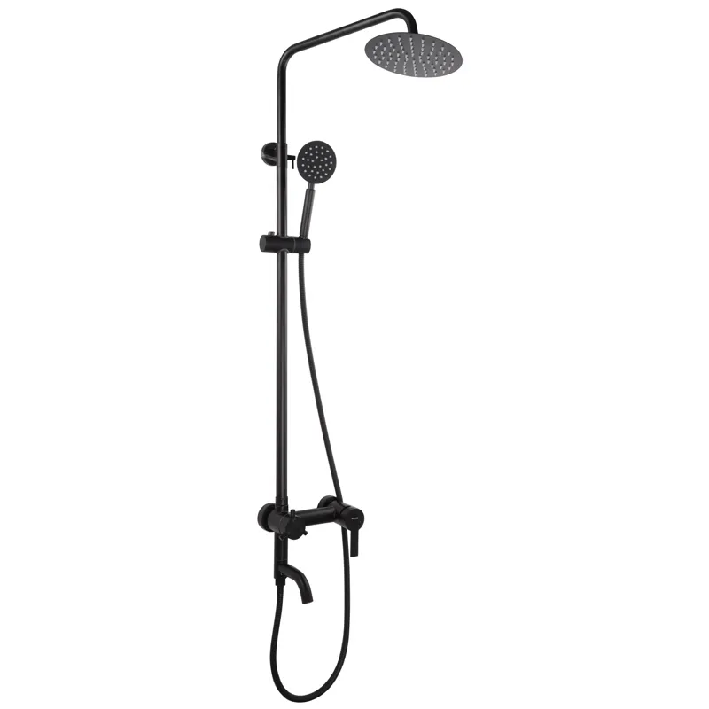 Душевая колонна со смесителем MIXXUS NOX-009-J из нержавеющей стали SUS304 Black (MI5751)
