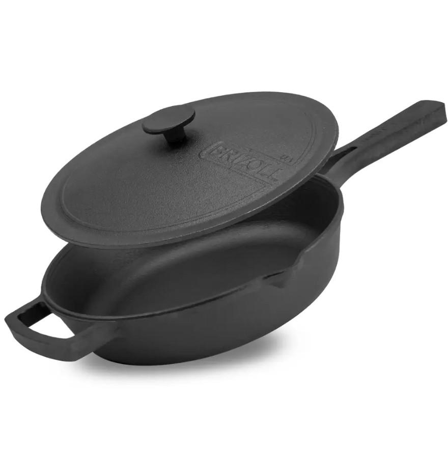 Сковорода чавунна Brizoll із литою ручкою 26 см