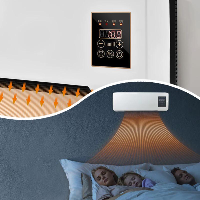 Тепловентилятор настенный 2000W с режимом обогрева охлаждения и пультом - фото 7