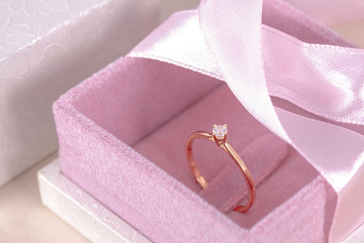 Каблучка золота з фіанітом (2249301843)