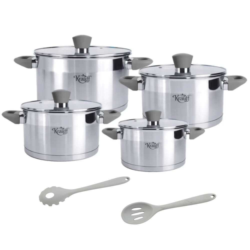 Набір каструль Krauff Elite з кухонним приладдям 8 пр. (55-333-419)
