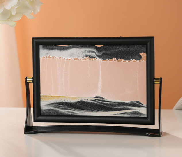 3D-картина антистресс Moving Sandscapes Песчаный пейзаж 20,5х14,5 см Черный