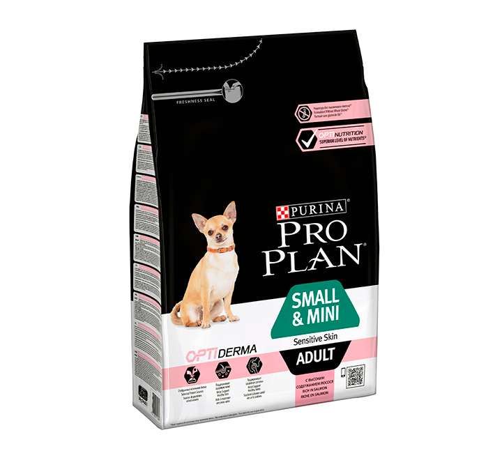 Сухой корм для собак Purina Pro Plan Small & Mini Sensitive OptiDerma
