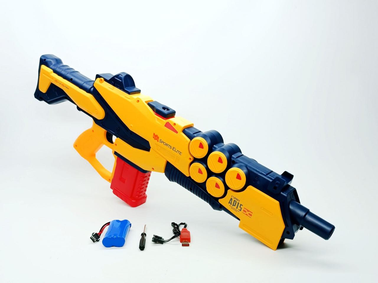 Автомат водный Electric water gun с отверткой 7,4V Желтый (3201A-1)