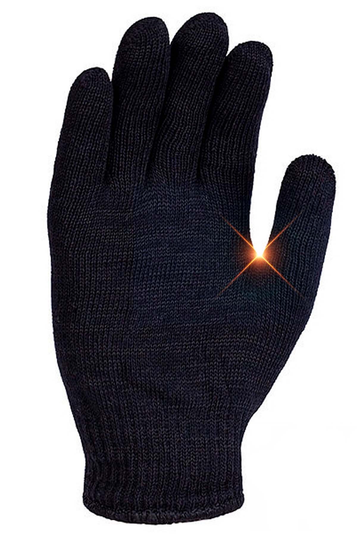 Перчатки рабочие BRS хозяйственные трикотажные 10 шт. Черный Перчатки рабочие BRS хозяйственные трикотажные 10 шт. Черный