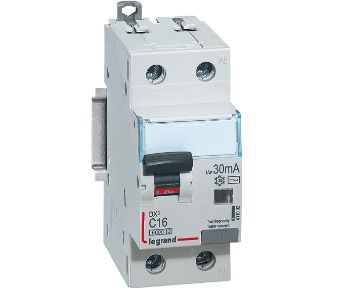 Дифференциальный выключатель LeGrand DX3 1P+N 16A 30мА C тип AC (34074514)