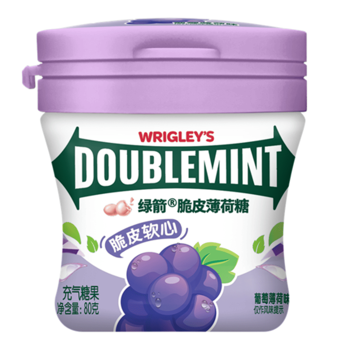 Драже Wrigley's Doublemint Crispy Mints Grape Mint 80 г (3022053461)