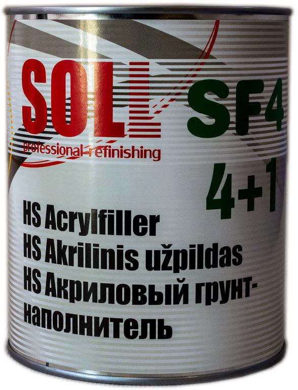 Грунт акриловый SOLL HS SF4 4в1 1 л Светло-серый (000033217)