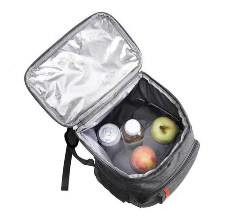 Рюкзак-холодильник туристический 1 отделение с лямками на спину 40х30х19 см 18 л Серый (117) - фото 6 Рюкзак-холодильник туристический 1 отделение с лямками на спину 40х30х19 см 18 л Серый (117) - фото 6