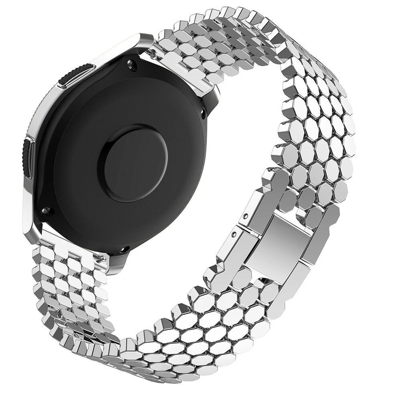 Ремінець металевий Honey 20 мм Silver