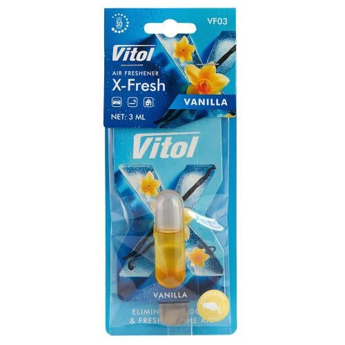 Освежитель воздуха Vitol X-Fresh подвесной Vanilla (00000063337)