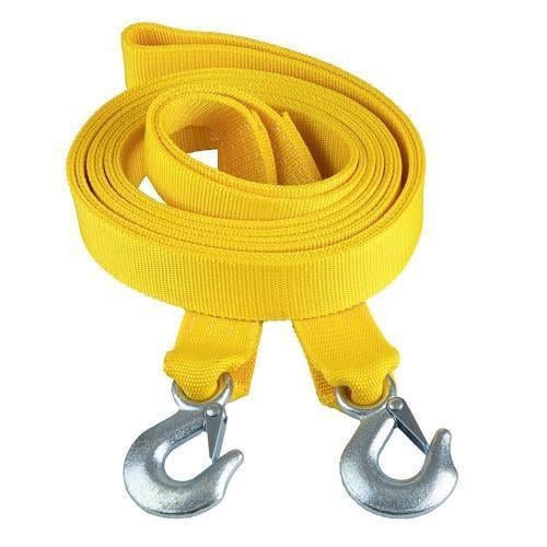Трос буксир ТРШ-245-3-1 3 т лента 46 мм 4,5 м/крюк/кулек Желтый