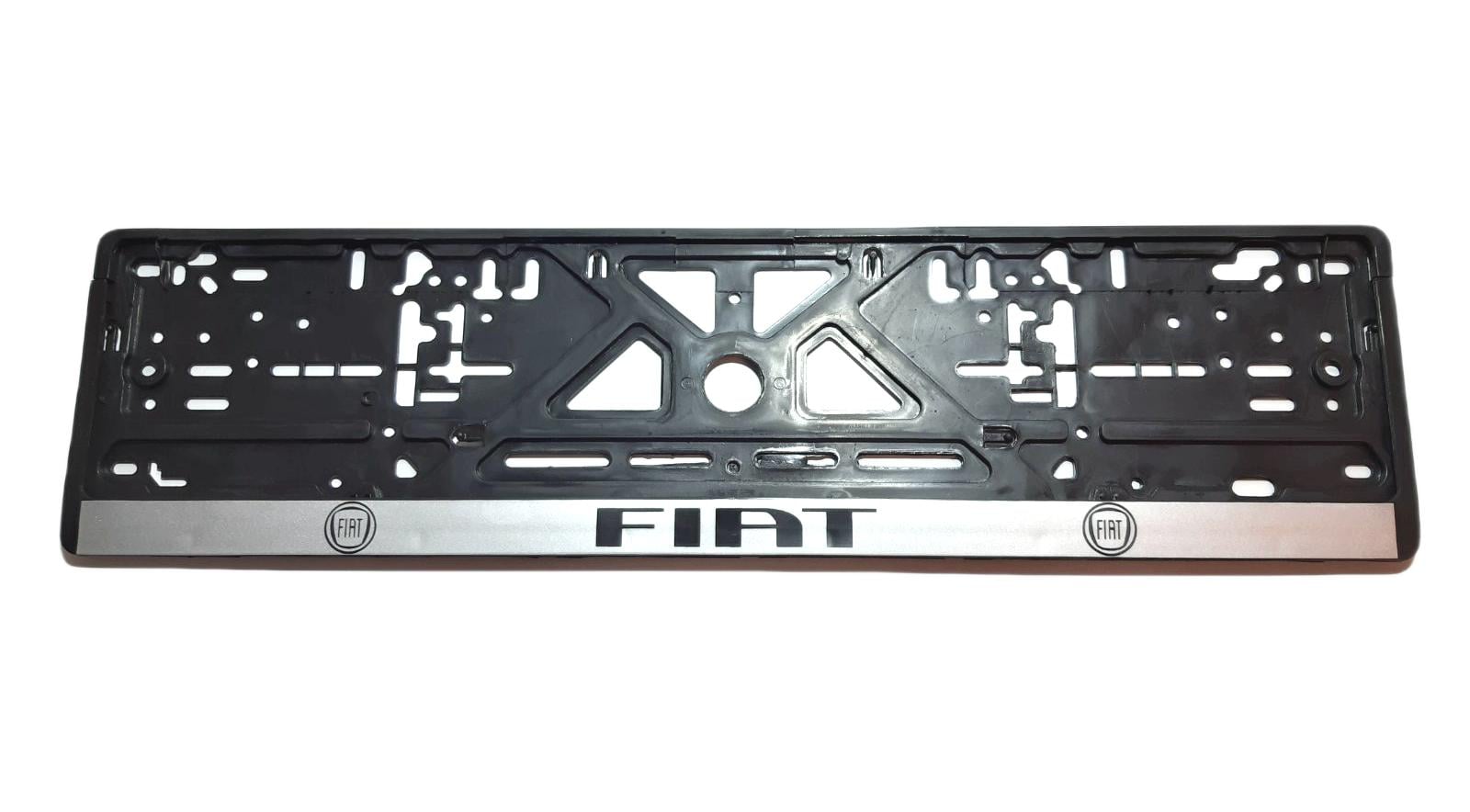 Рамка номера FIAT книга с серой полосой (278305)