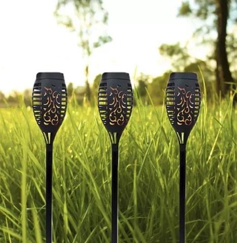 Фонарь светодиодный солнечный с эффектом пламени аккумулятор 3,7В 51 см Черный - фото 10 Фонарь светодиодный солнечный с эффектом пламени аккумулятор 3,7В 51 см Черный - фото 10