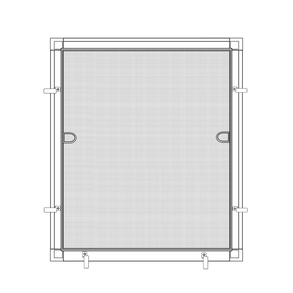Москітна сітка рамкова внутрішня Анвіс комплект для складання 0,75х1,5 м Коричневий - фото 3 Москітна сітка рамкова внутрішня Анвіс комплект для складання 0,75х1,5 м Коричневий - фото 3