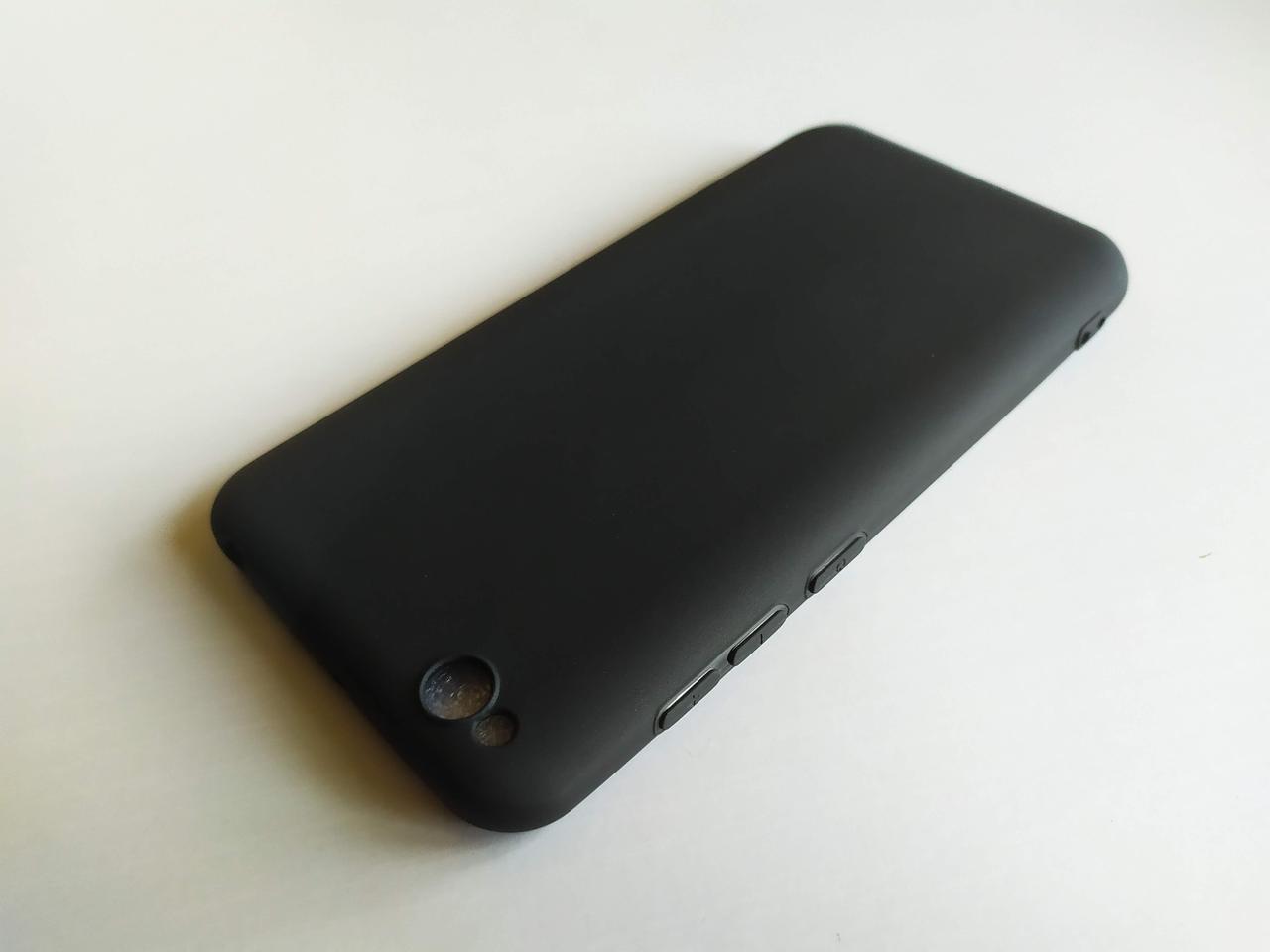 Силиконовый чехол Xiaomi Redmi Go матовый Черный 2078P - фото 2 Силиконовый чехол Xiaomi Redmi Go матовый Черный 2078P - фото 2