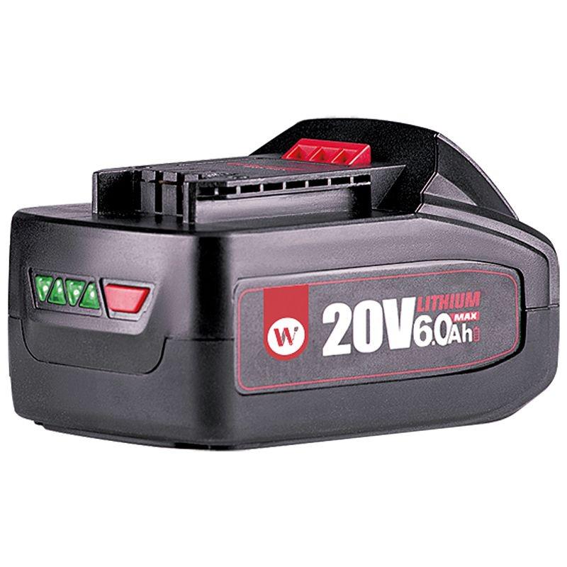 Батарея акумуляторна Worcraft 20 В 6 А/ч CLB-20V-6.0HC - фото 2 Батарея акумуляторна Worcraft 20 В 6 А/ч CLB-20V-6.0HC - фото 2