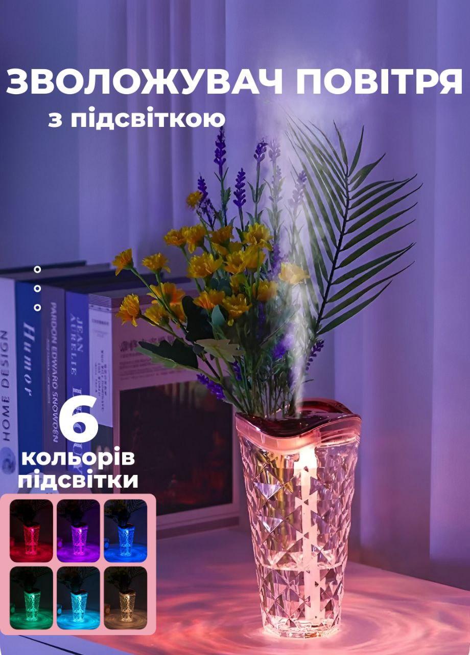 Увлажнитель воздуха Ваза с подсветкой 800 мл (400929) - фото 2