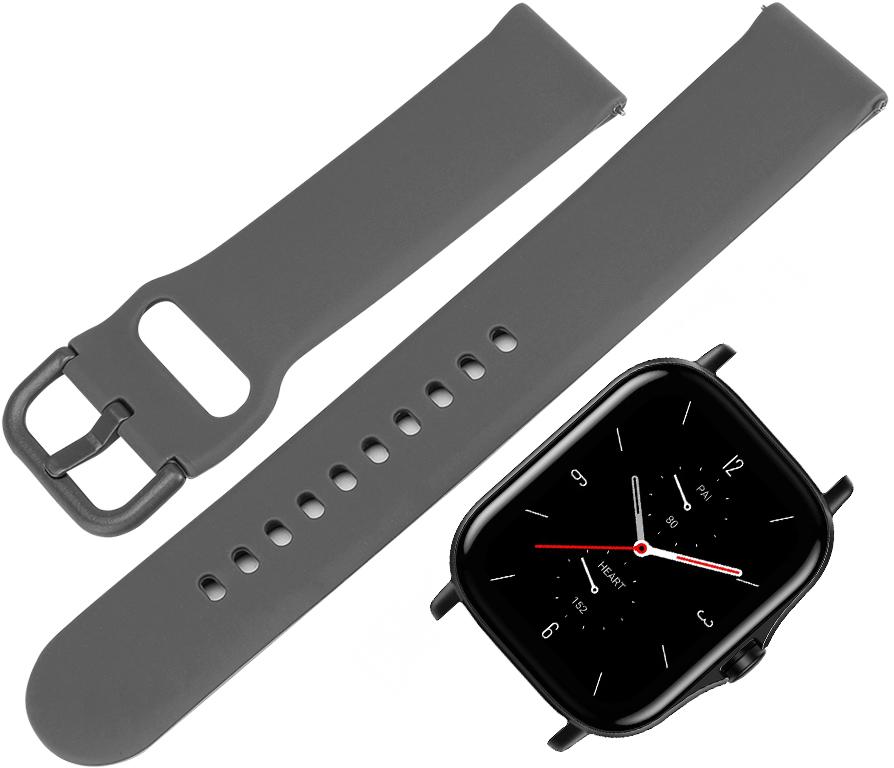 Ремешок Matte Style для Amazfit GTS 2 2e Grey (19775) - фото 2 Ремешок Matte Style для Amazfit GTS 2 2e Grey (19775) - фото 2