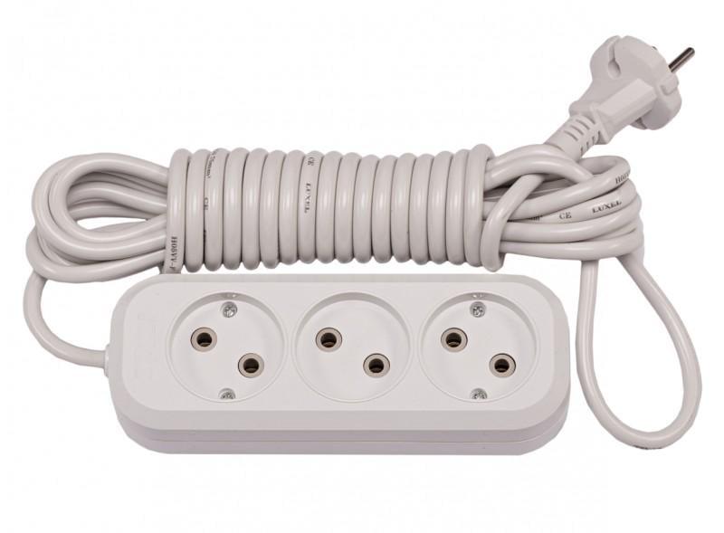 Подовжувач тримісний Luxel BENEFICE 2 м (7122)