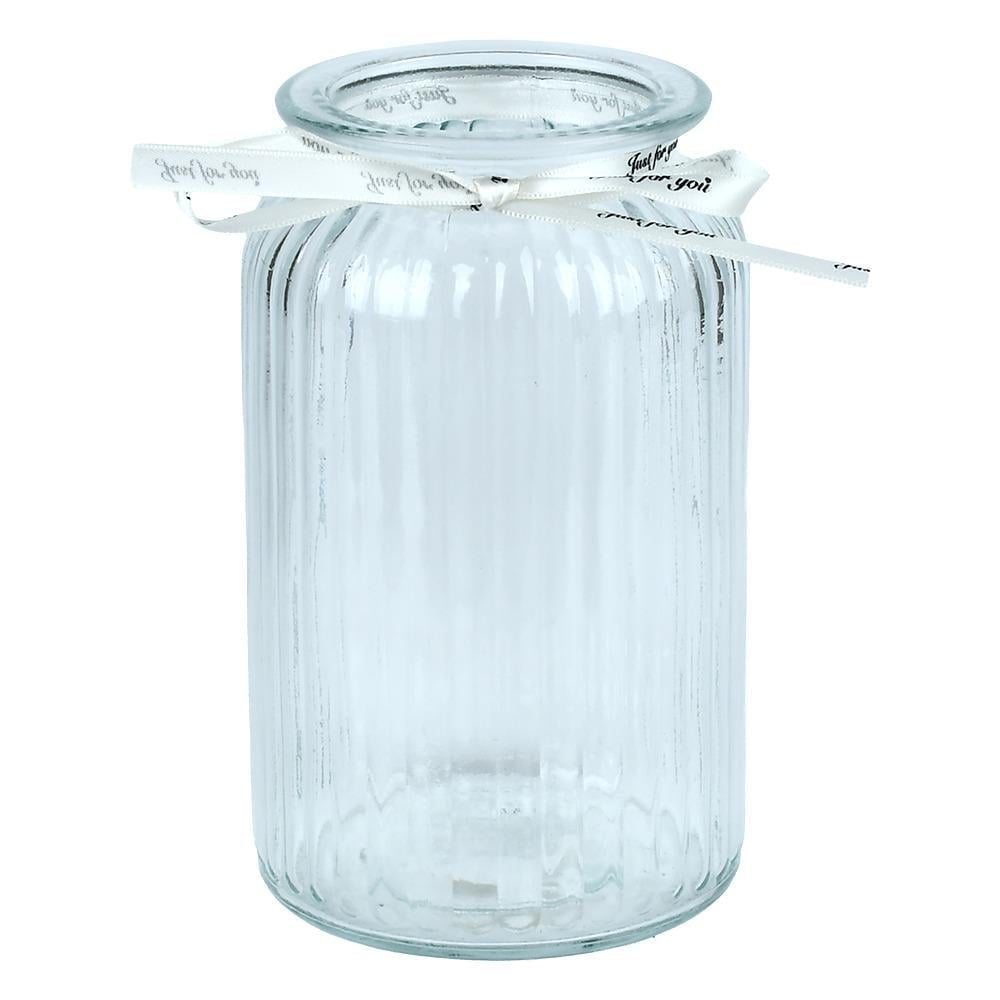 Ваза стеклянная Flora 18х9 см (R93896)