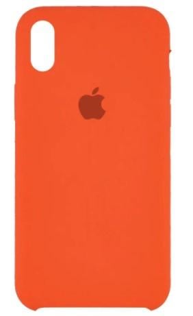 Чехол силиконовый Silicone Case для iPhone XR оранжевый