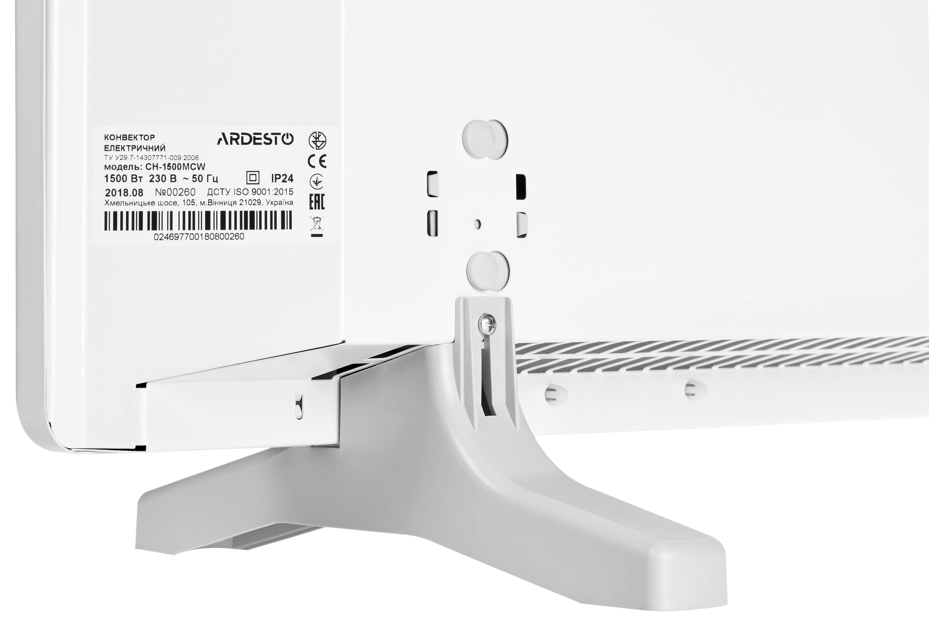 Конвектор электрический Ardesto CH-1000MCW (CH-1000MCW) - фото 2