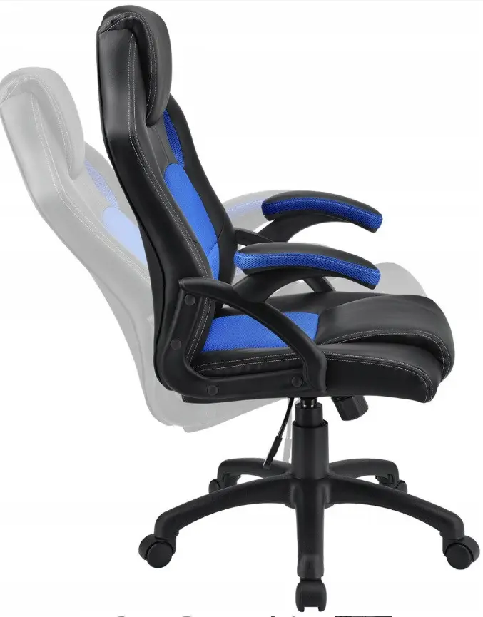 Крісло геймерське з TILT Home Fest Oskar до 120 кг Синій/Чорний - фото 3 Крісло геймерське з TILT Home Fest Oskar до 120 кг Синій/Чорний - фото 3