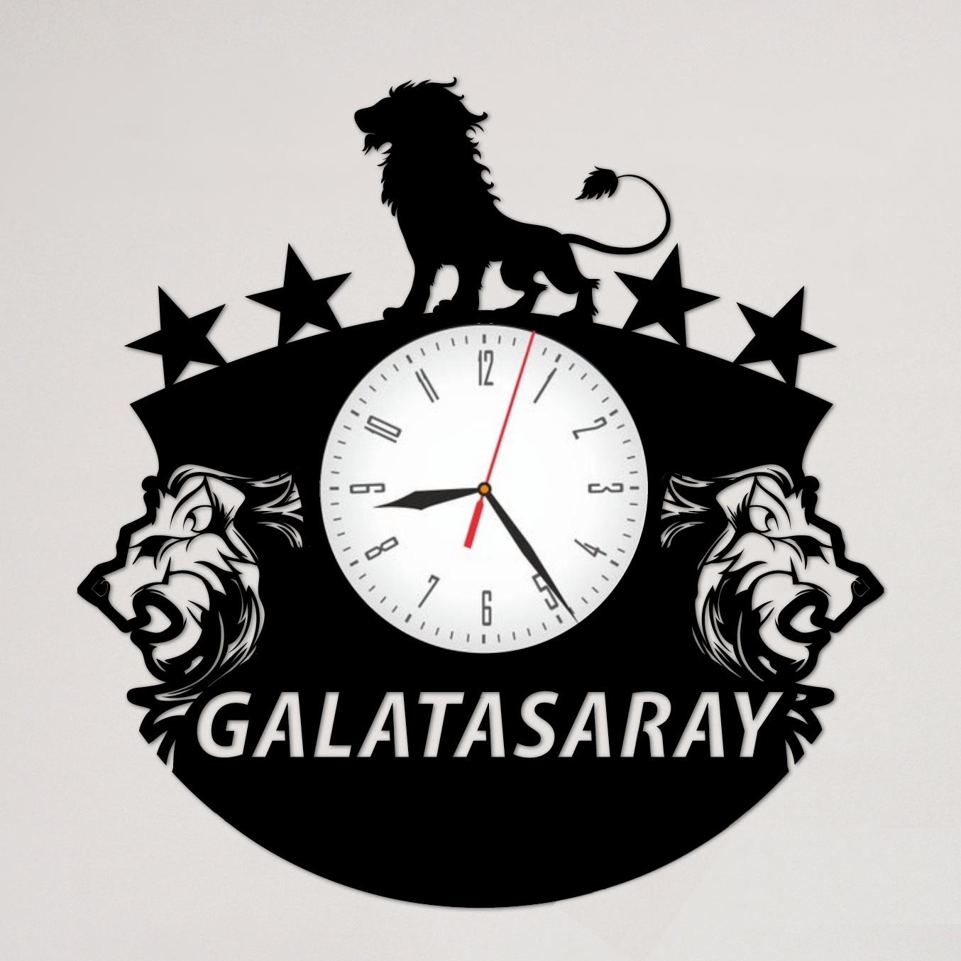 Часы настенные Галатасарай 2229 из виниловой пластинки