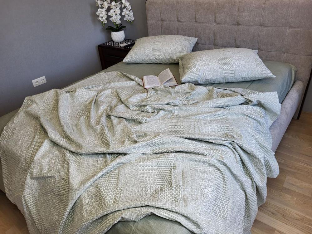 Комплект постельного белья Gofre Duo Loft Родос двуспальный на резинке