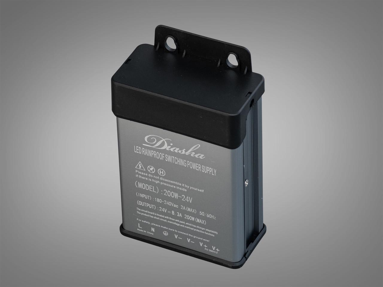 Блок живлення 24 В із захистом від дощу 200 Вт 8,33А (NPA-24V-200W-IP44) - фото 2
