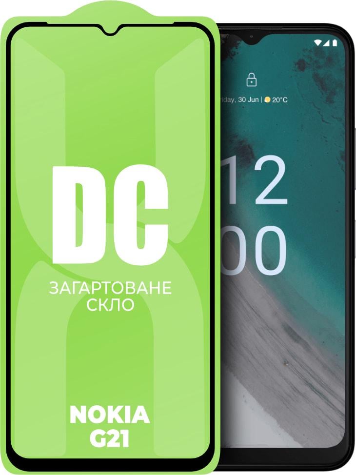 Скло захисне DC Glass Nokia C32 Full Glue (33926)