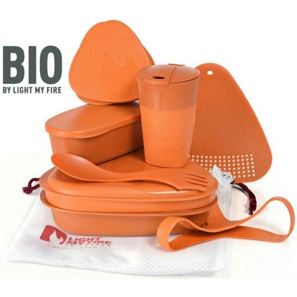 Набор посуды Light My Fire MealKit BIO 8 pcs Orange (1033-LMF 2413610310)