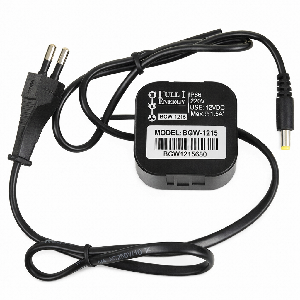 Блок питания BGW-1215 12В 1.5А IP66 для подрозеточного монтажа Black (BGW-1215)