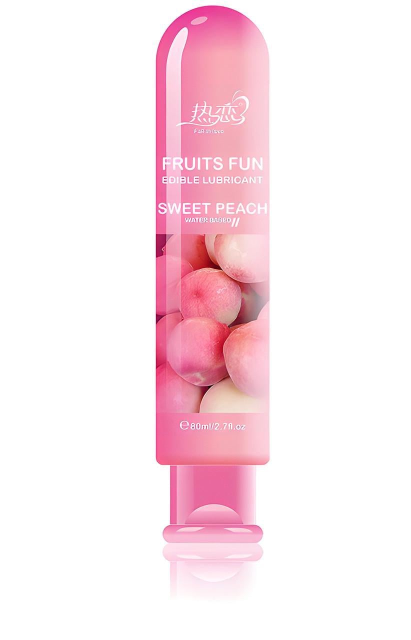 Лубрикант їстівний FRUITS FUN Персик 80 мл