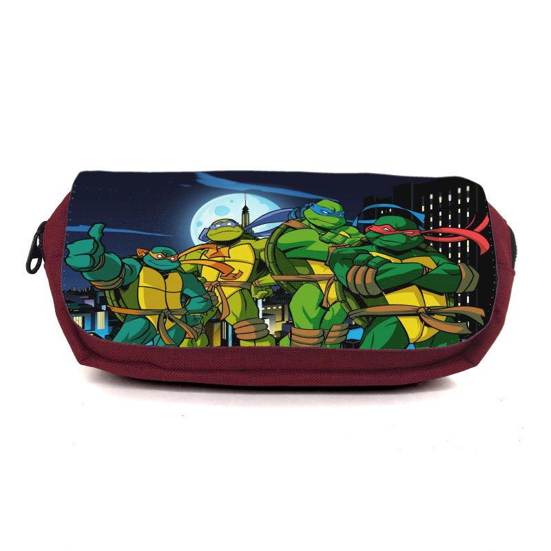 Пенал школьный Ракушки Ниндзя Ninja Turtles TMNT-005 Бордовый (1529788636)