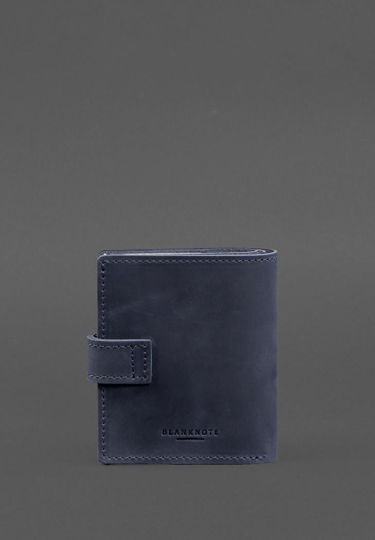 Обложка-портмоне кожаная для удостоверения офицера ГПСУ 11.2 Crazy Horse Темно-синий (A-028672) - фото 5 Обложка-портмоне кожаная для удостоверения офицера ГПСУ 11.2 Crazy Horse Темно-синий (A-028672) - фото 5