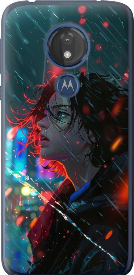 Чехол на Motorola Moto G7 Power Ночные огни (6096u-1657-42517)