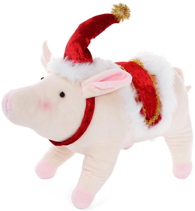 Новогодняя мягкая игрушка Свинка 38х14х26 см (BD-778-248)