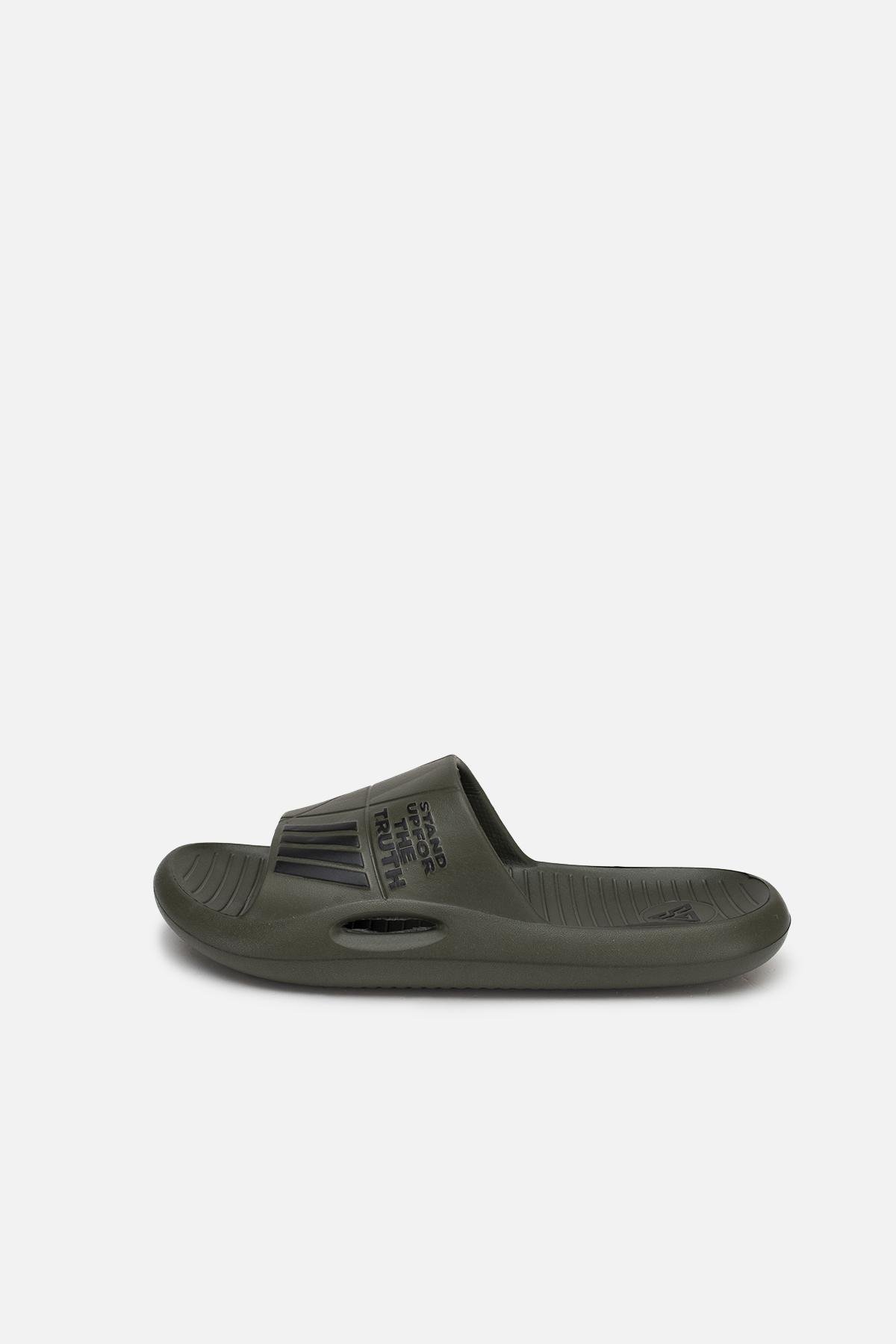 Шлепанцы мужские ЦБ-00248391 р. 42 Хаки (SKT000989321)