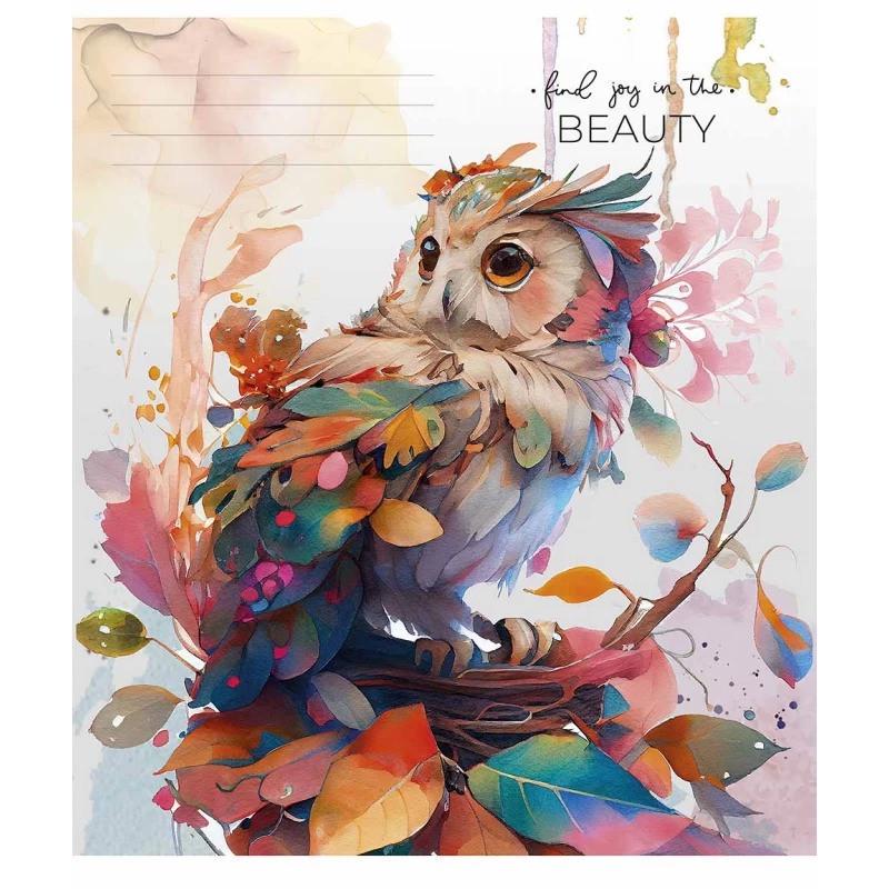 Зошит учнівський "Beauty" 048-3268L-4 у лінію 48 аркушів