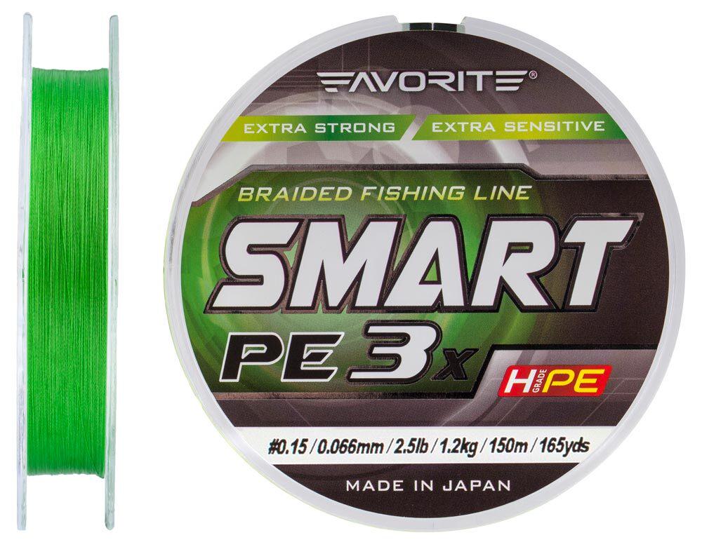 Шнур Favorite Smart PE 3x 150 м 0,066 мм 1,2 кг (1013-1693.10.60) - фото 1